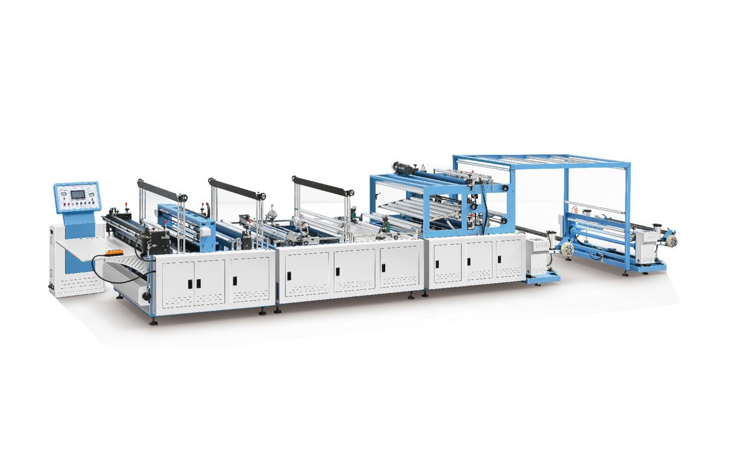 ZXL-1300雙放料無紡布制袋機(香蕉套袋、衛(wèi)浴潔具套袋、沙發(fā)套袋)